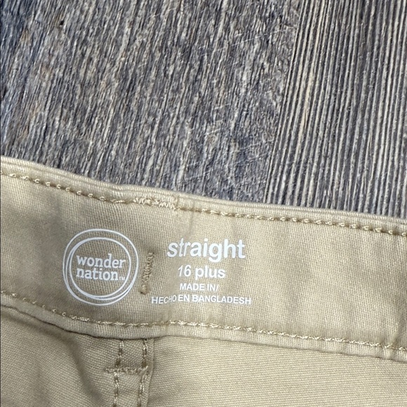 Wonder Nation Kids Casual Tan Pants - Picture 7 of 8